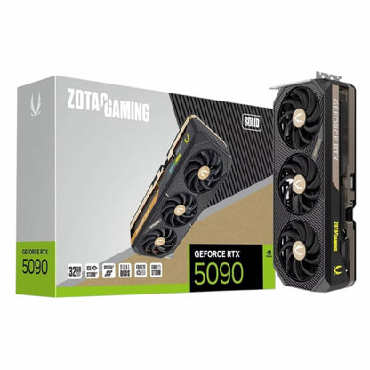 Zotac Gaming GeForce RTX 5090 SOLID | 32 GB GDDR7 VRAM | 4K Gaming & AI | Videokaart | GPU | Nvidia