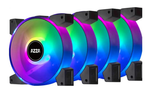 Azza Hurricane II RGB 4 Pack | 120mm Case Fans - Matmuis - Matmuis