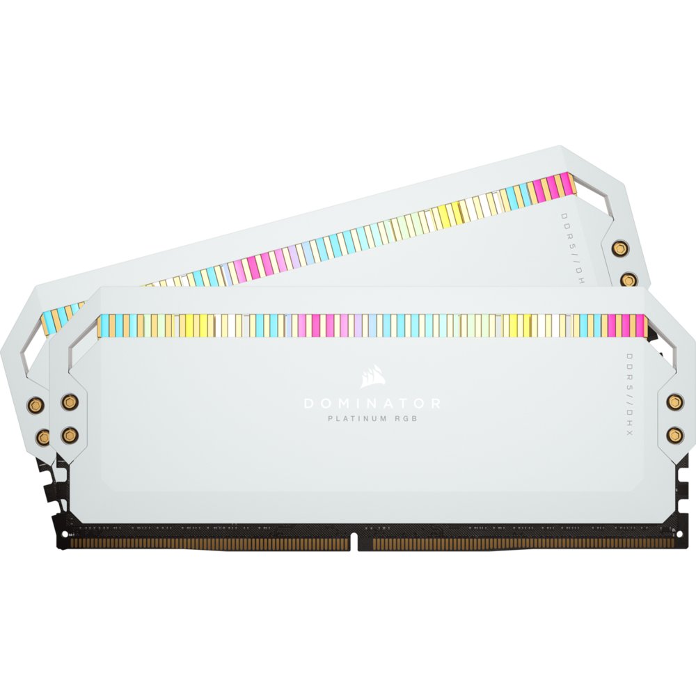 Corsair Dominator Platinum RGB Wit | 32GB 2x16GB DDR5 | 5600MHz | DIMM | CL40 | Geheugenmodule | RAM - Matmuis - Matmuis