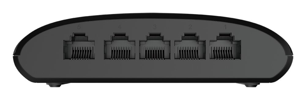 D-Link DGS-1005D/E | Netwerk-switch | Unmanaged | L2 | 5-poorts Gigabit Ethernet (10/100/1000) | Zwart - Matmuis - Matmuis