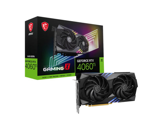 MSI GeForce RTX 4060 Ti GAMING X | 16GB GDDR6 VRAM | Videokaart | GPU | Nvidia - Matmuis