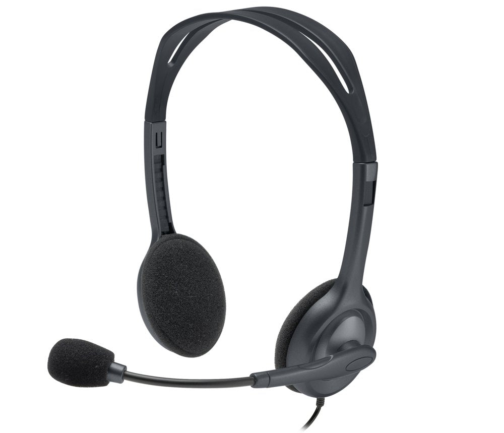 Logitech H111 | On-Ear Bedrade 3,5mm Koptelefoon met Microfoon | Grijs - Matmuis - Matmuis
