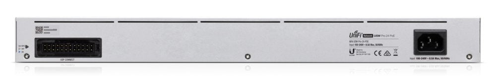 Ubiquiti Networks UniFi Pro | Managed L2/L3 Switch | 24 Poorten | Gigabit Ethernet (10/100/1000 Mbps) | PoE | 1U Rackmount | Zilver