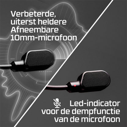 HyperX Cloud III | Bedrade Over-ear Gaming Headset | 3.5mm + USB-A + USB-C | Zwart/Rood - Matmuis - Matmuis
