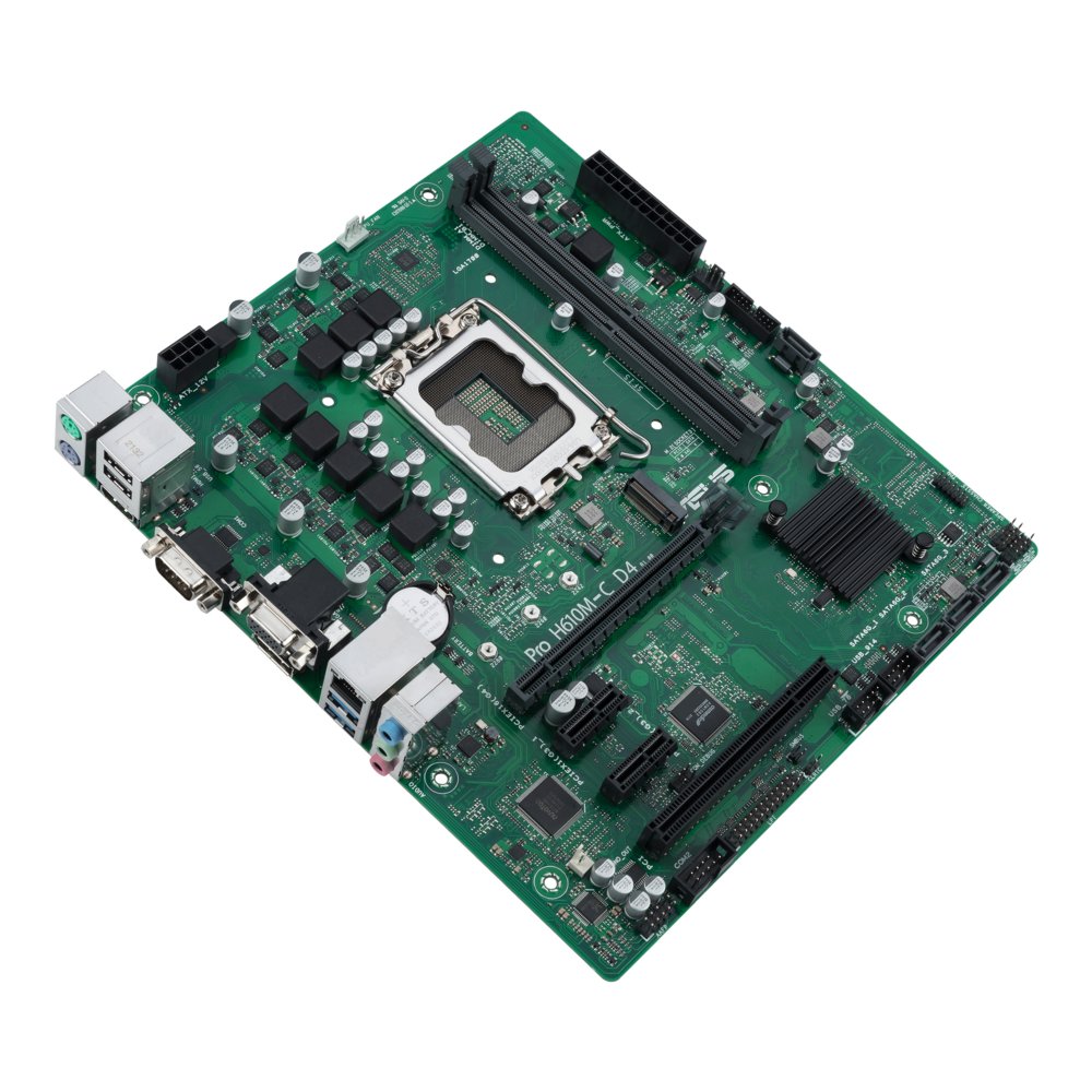 ASUS PRO H610M-C D4-CSM | Socket LGA 1700 | Intel H610 | 2xDDR4 | Micro-ATX | Moederbord - Matmuis - Matmuis