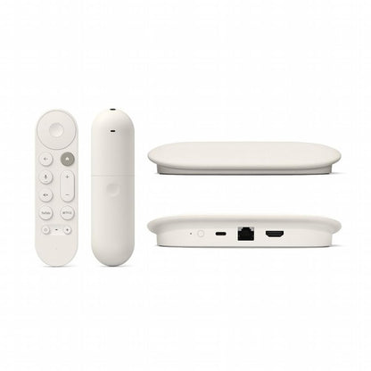 Google TV Streamer Wit 4K | 32GB Opslag | Bluetooth + Wifi + Ethernet - Matmuis - Matmuis