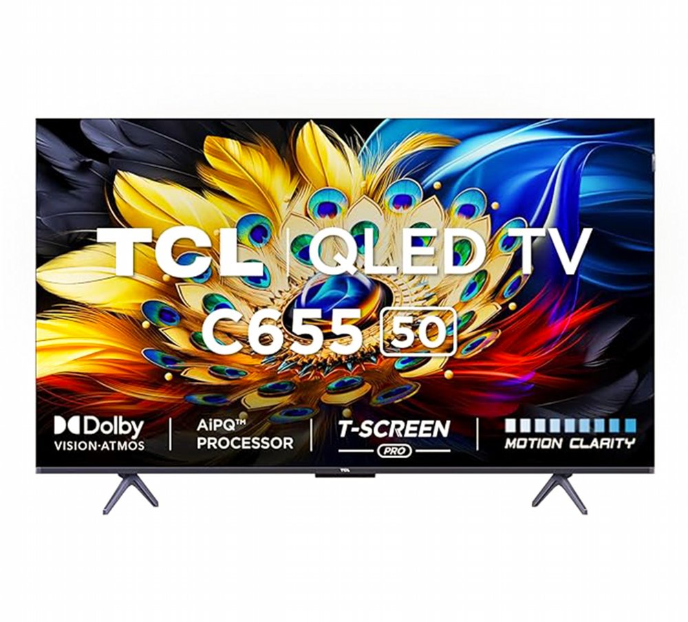 TCL C65 50C655 | 50'' Ultra HD 4K | QLED Smart TV | Google TV | Dolby Vision | 60Hz - Matmuis - Matmuis
