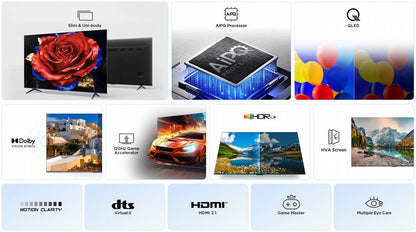 TCL 50P79K | 50" 4K Ultra HD QLED Smart TV | Google TV | Dolby Vision | 60Hz - Matmuis - Matmuis