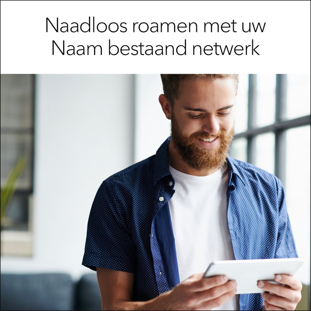 NETGEAR EAX15 | Wi-Fi 6 Mesh Extender | Dual-band | 1800 Mbps | Gigabit Ethernet | Wit - Matmuis - Matmuis