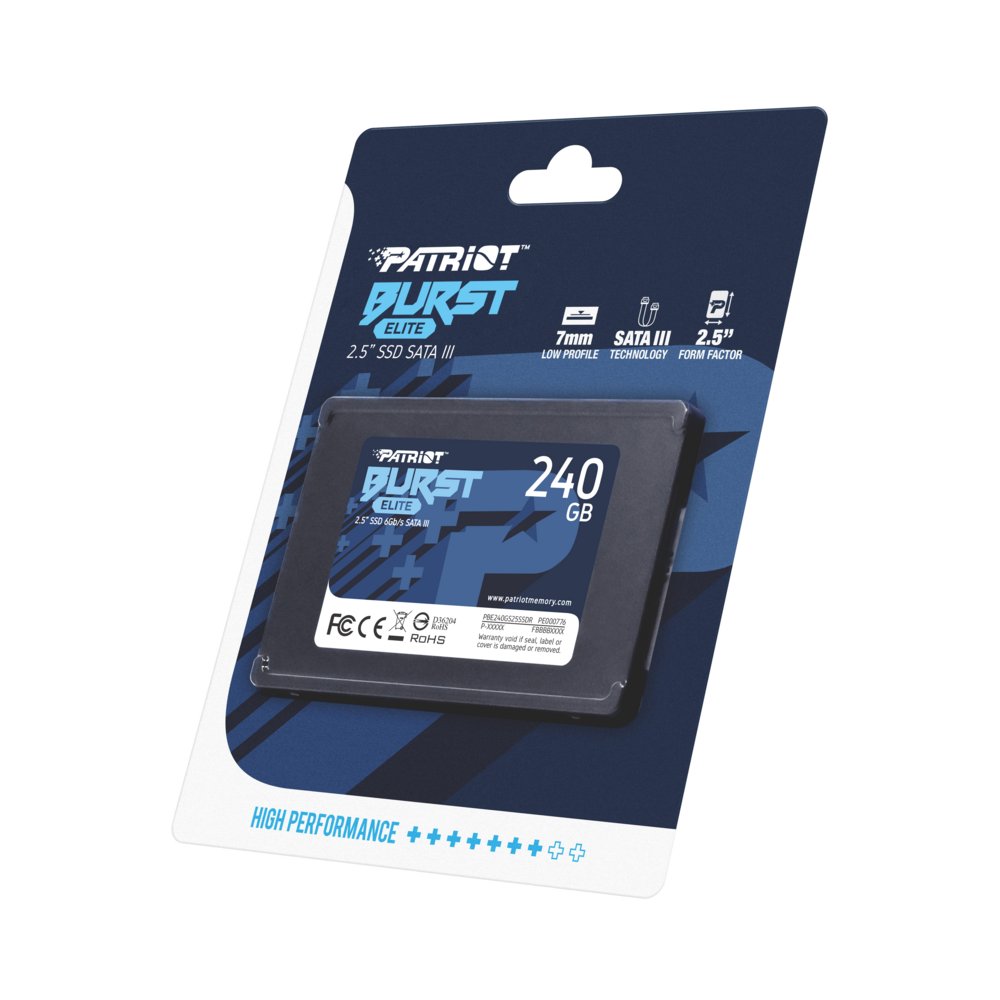 Patriot Burst Elite | 240GB SATA SSD | 2.5 inch | SATA III - Matmuis