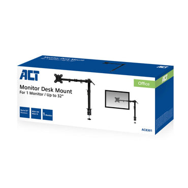 ACT AC8301 | Verstelbare Monitor-bureaubeugel | Tot 32