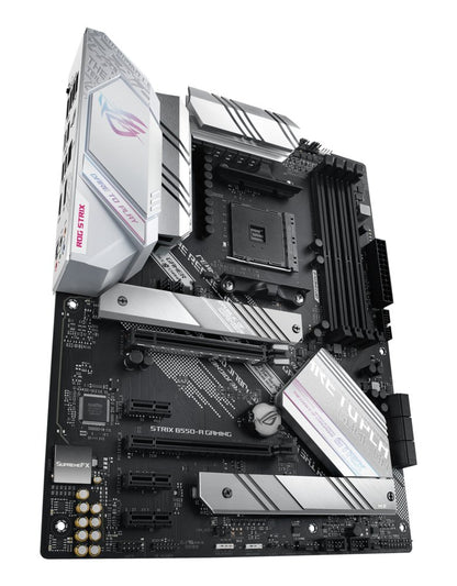 ASUS ROG STRIX B550-A GAMING | Socket AM4 | AMD B550 | 4xDDR4 | ATX | Moederbord - Matmuis - Matmuis