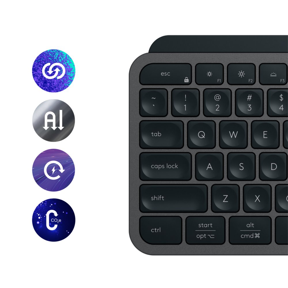 Logitech MX Keys S | Draadloos Toetsenbord | QWERTY - Matmuis - Matmuis