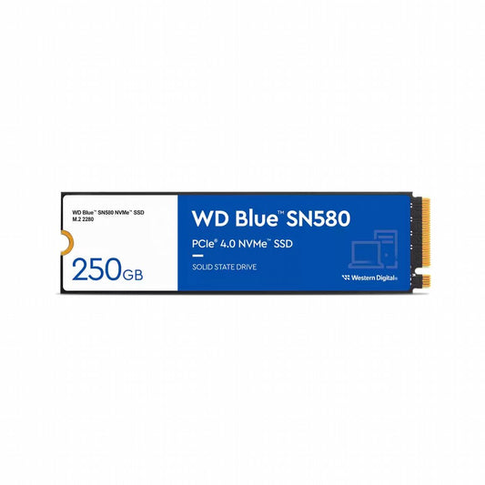 Western Digital Blue SN580 | 2TB NVMe SSD | M.2 Gen4 | 4.150MB/s Lezen | 4.150MB/s Schrijven - Matmuis