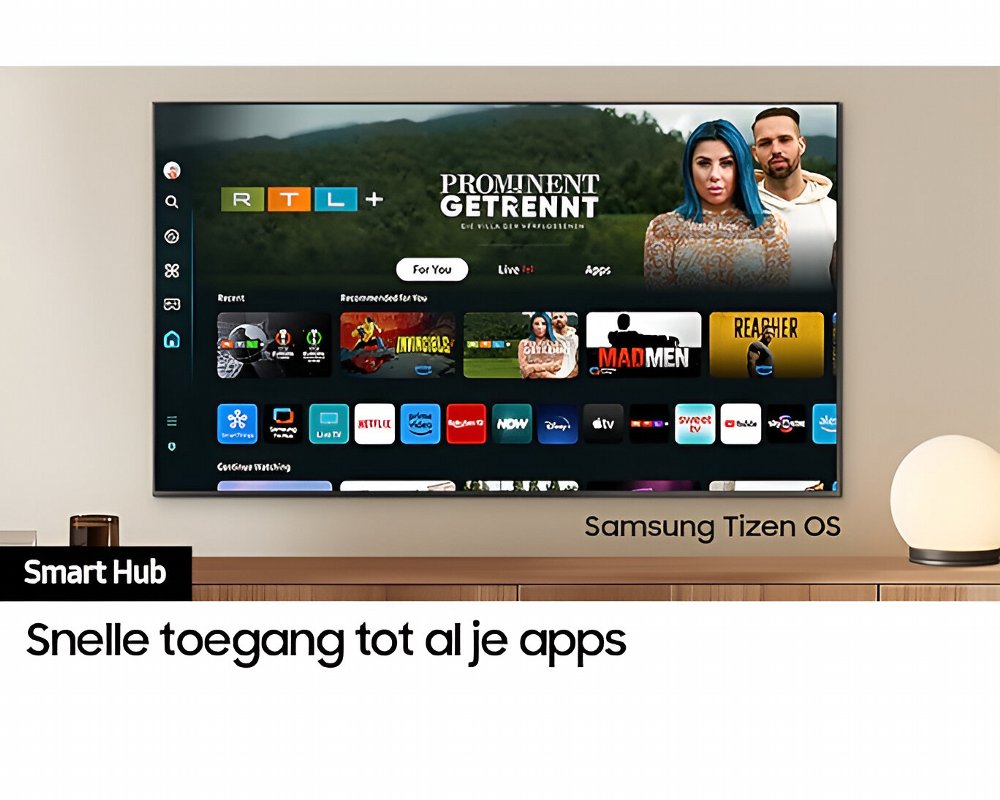 Samsung QE55QN88DBT | 55'' Ultra HD 4K | Neo QLED Smart TV met Tizen & HDR10+ | Local Dimming | Wifi | 100Hz - Matmuis