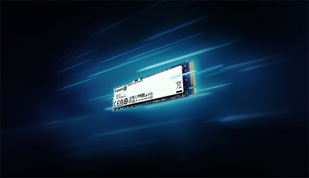 Kingston NV3 | 500GB NVMe SSD | M.2 Gen4 | 5.000MB/s Lezen | 3.000MB/s Schrijven