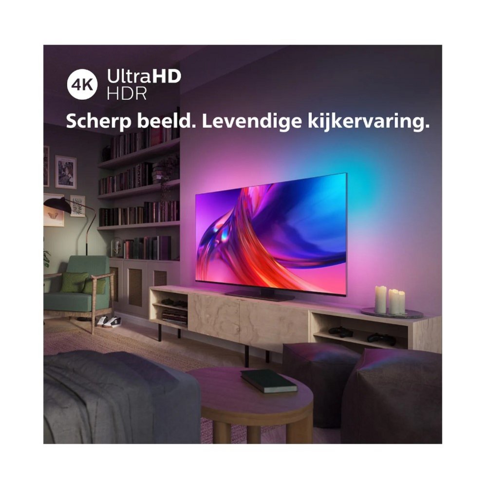 Philips The One 43PUS8848-12 | 43'' 4K Ambilight Smart TV | Google TV | Dolby Vision | 120Hz - Matmuis - Matmuis