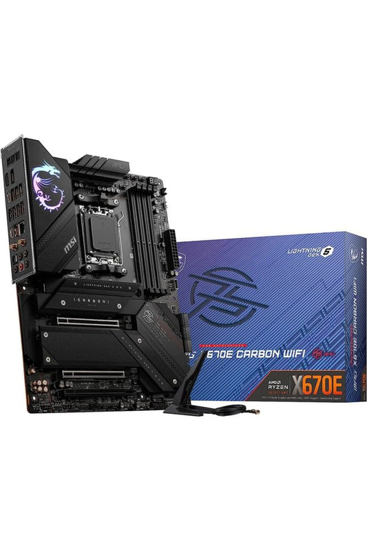 MSI MPG X670E CARBON WIFI | Socket AM5 | AMD X670 | 4xDDR5 | ATX | Moederbord - Matmuis - Matmuis