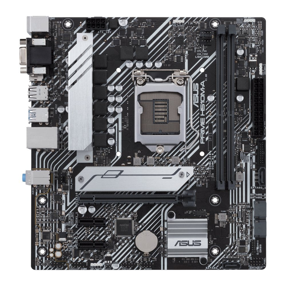 ASUS PRIME H510M-A ARGB | Socket LGA 1200 | Intel H510 | 2xDDR4 | Micro-ATX | Moederbord - Matmuis - Matmuis