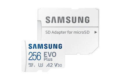 Samsung EVO Plus | MicroSDXC | 256GB | Class 10 | UHS-I U3 | Betrouwbare Opslag - Matmuis - Matmuis