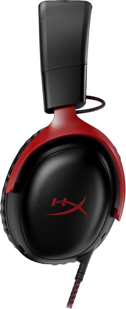 HyperX Cloud III | Bedrade Over-ear Gaming Headset | 3.5mm + USB-A + USB-C | Zwart/Rood - Matmuis - Matmuis