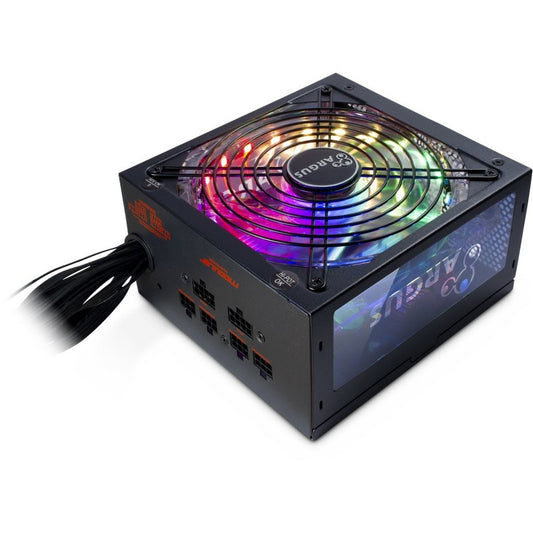 Inter-Tech Argus RGB-650W CM II | 650 Watt Gold ATX PSU | Deels Modulair | Power Supply | Voeding - Matmuis - Matmuis