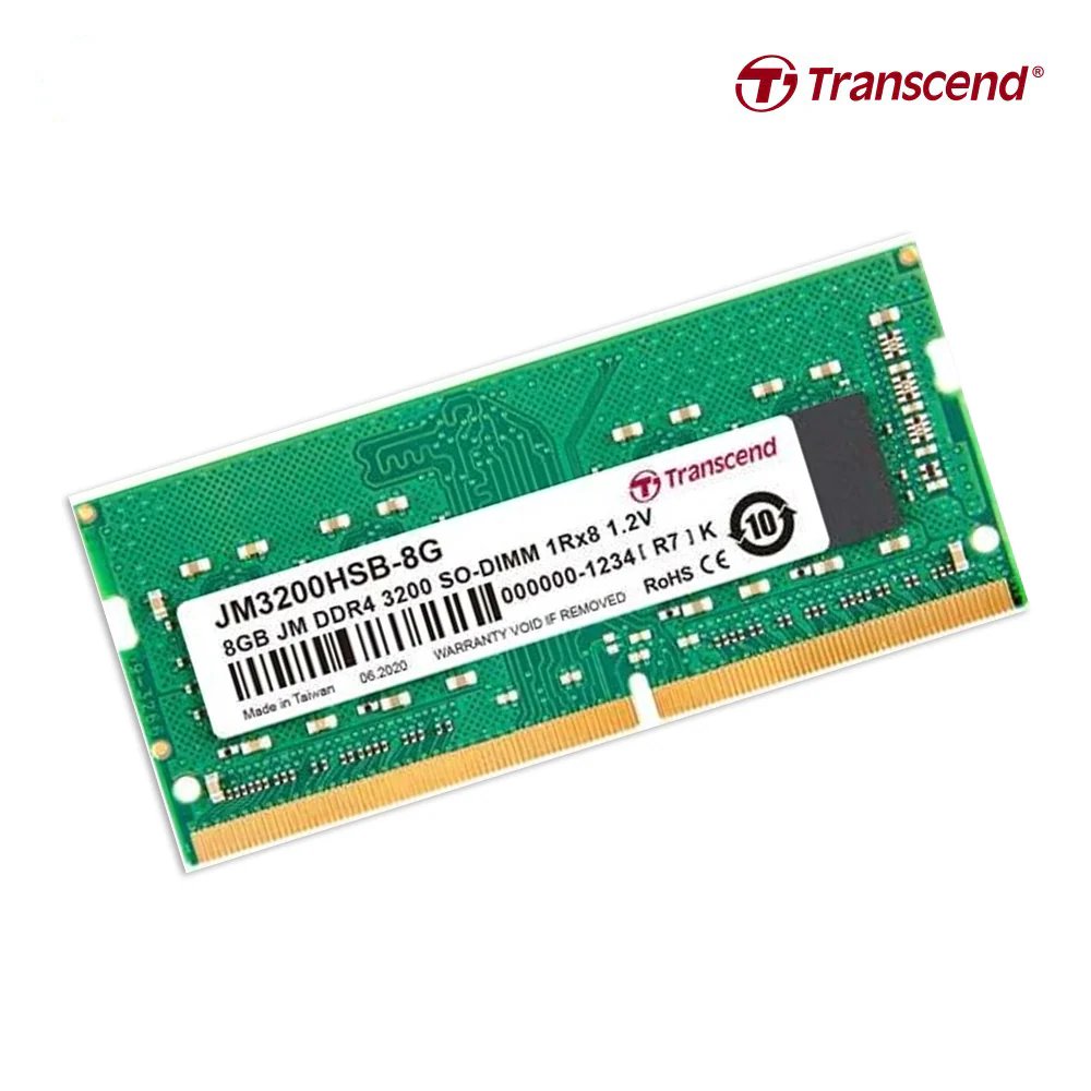 Transcend JetRam JM3200HSB-8G | 8GB DDR4 3200 MHz | SO-DIMM (1x8GB) | CL22 - Matmuis - Matmuis