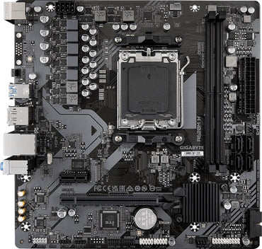 GIGABYTE A620M H | Socket AM5 | AMD A620 | 2xDDR5 | Micro-ATX | Moederbord - Matmuis - Matmuis