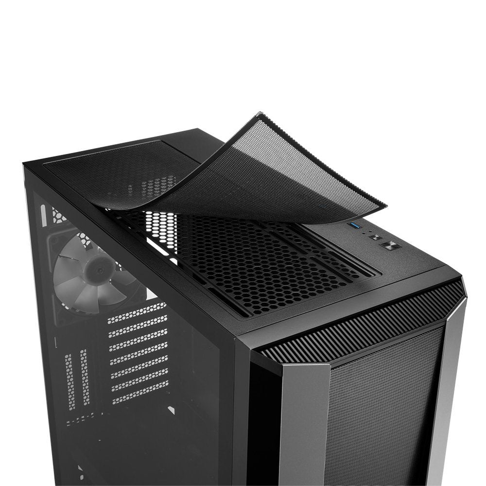 Sharkoon TG7M RGB | Midi Tower Case | Zwart - Matmuis