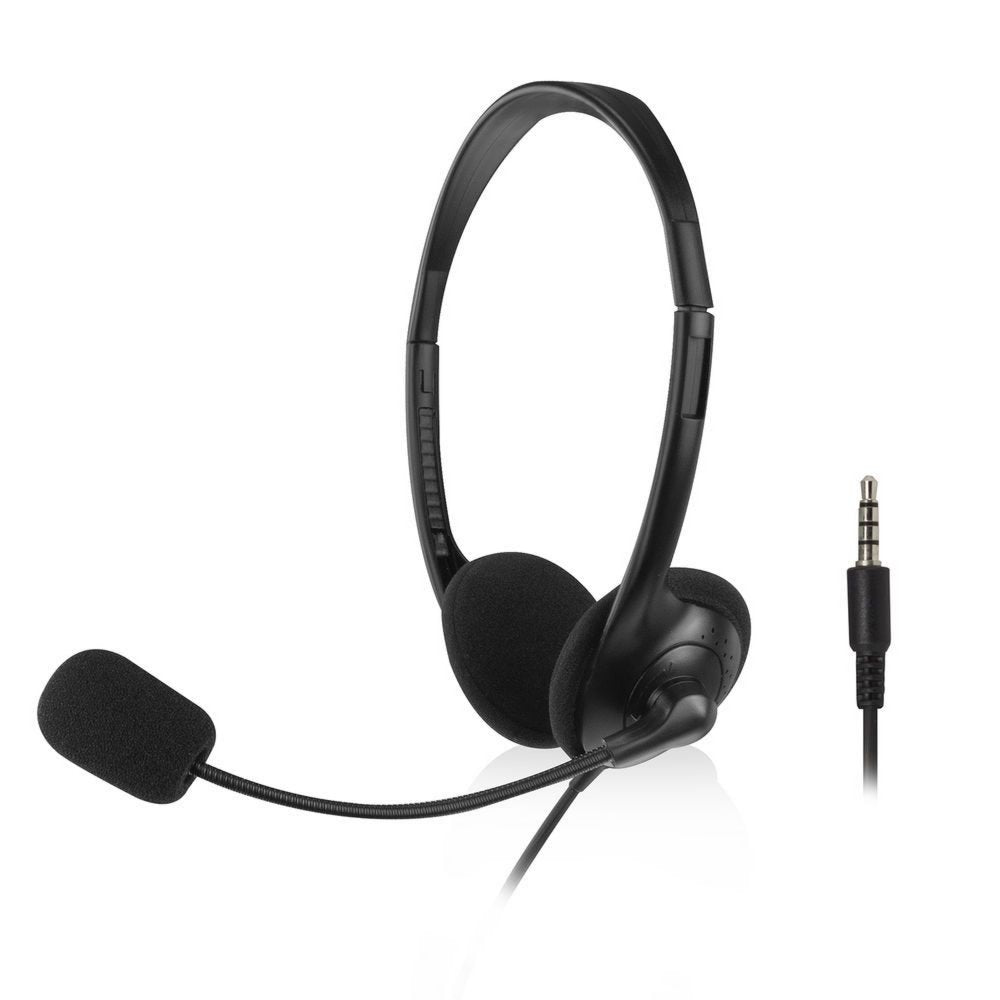 ACT AC9330 | On-Ear Headset met Microfoon | Zwart - Matmuis - Matmuis