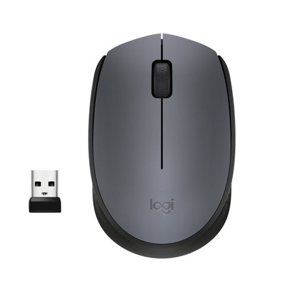 Logitech M170 | Draadloze Muis | Links- en Rechtshandig | RF | 1000 DPI | Grijs - Matmuis - Matmuis