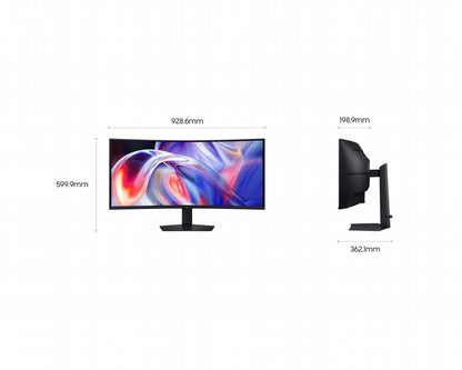 Samsung ViewFinity S8 S85TH | 40" 5K2K | 144Hz | Thunderbolt 5 | Curved Ultrawide Monitor | Zwart - Matmuis