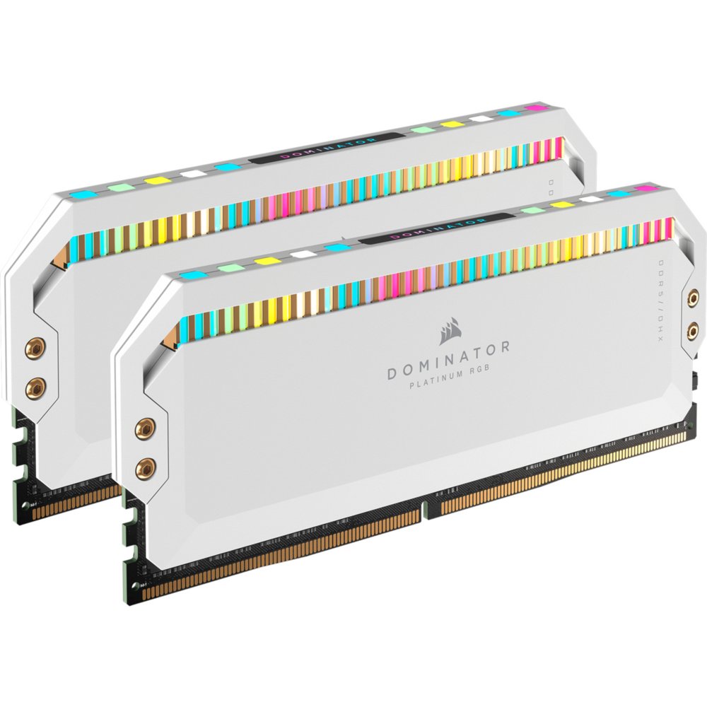 Corsair Dominator Platinum RGB Wit | 32GB 2x16GB DDR5 | 5600MHz | DIMM | CL40 | Geheugenmodule | RAM - Matmuis - Matmuis