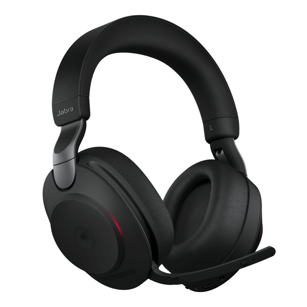 Jabra Evolve2 85 | Draadloze Over-Ear Headset | ANC | Bluetooth + 3.5mm | Zwart - Matmuis - Matmuis