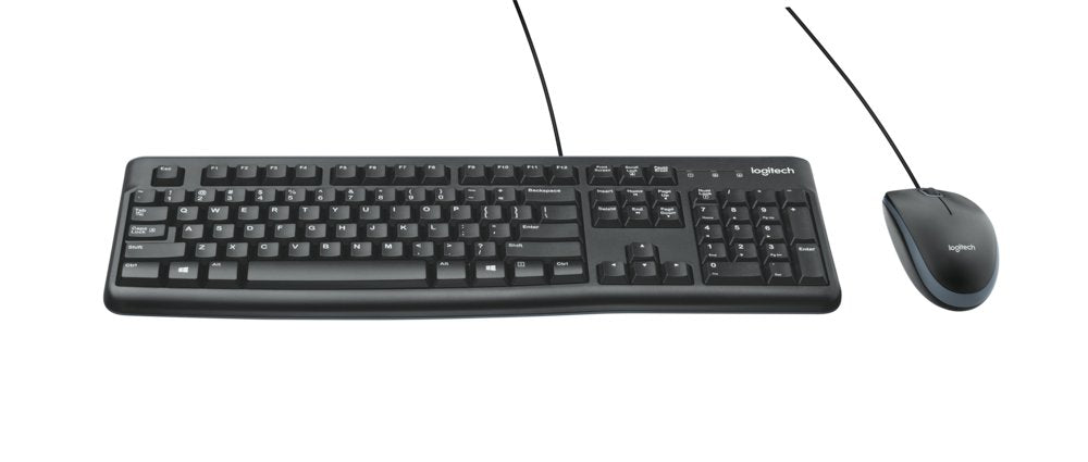 Logitech MK120 | Bedrade Muis en Toetsenbordcombo | QWERTY - Matmuis - Matmuis