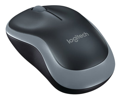 Logitech M185 | Draadloze Muis | Links- en Rechtshandig | RF | 4000 DPI | Swift Grey - Matmuis - Matmuis