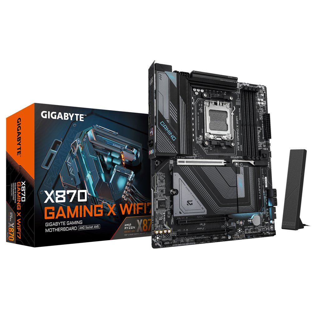 Gigabyte X870 GAMING X WIFI7 | Socket AM5 | AMD X870 | 4xDDR5 | ATX | Moederbord - Matmuis