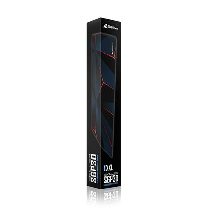 Sharkoon SKILLER SGP30 | Gaming Muismat | Zwart/Blauw/Oranje | Stoffen oppervlak