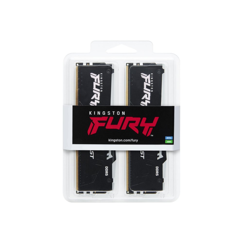 Kingston Fury Beast RGB | 16GB 2x8GB DDR5 | 5600MHz | DIMM | CL40 | Geheugenmodule | RAM
