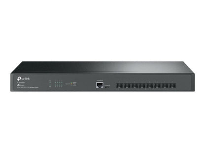 TP-Link TL-SX3008F | Managed L2+ Switch | 8 Poorten | 10G SFP+ | Rackmount - Matmuis