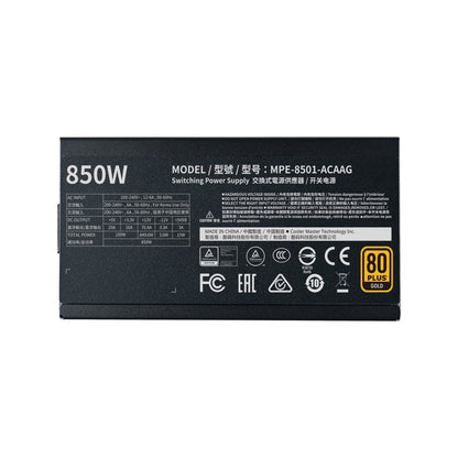 Cooler Master MWE Gold 850 V2 | 850 Watt Gold ATX PSU | Modulair | Power Supply | Voeding