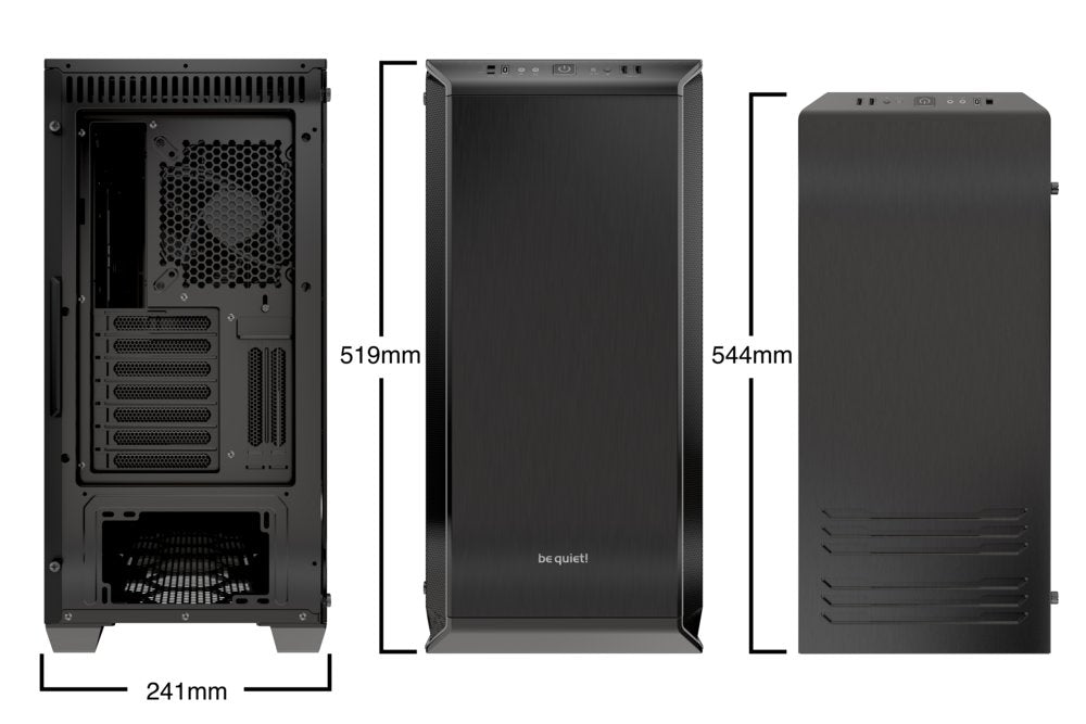 be quiet! Dark Base 700 | Midi Tower Case | Zwart - Matmuis