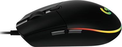 Logitech G203 LIGHTSYNC | Bedrade Gaming Muis | Links- en Rechtshandig | USB-A | 8.000 DPI | Zwart - Matmuis - Matmuis