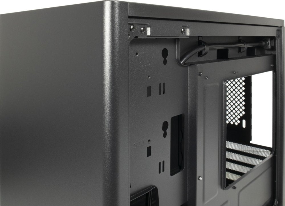 Inter-Tech X2 Duplex | Micro Tower Case | Zwart - Matmuis