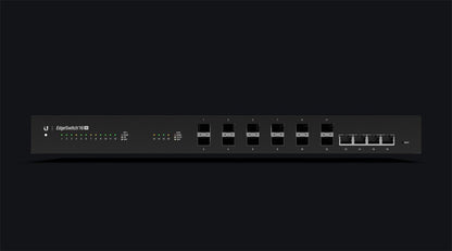 Ubiquiti Networks ES‑16‑XG Managed 10G Ethernet (100/1000/10000) 1U Zwart - Matmuis