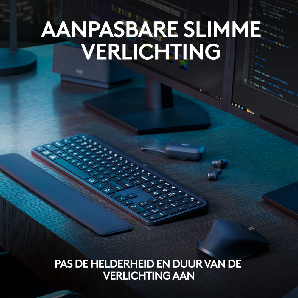 Logitech MX Keys S | Draadloos Toetsenbord | QWERTY - Matmuis - Matmuis