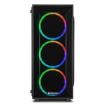 Sharkoon TG4M RGB | Midi Tower Case | Zwart - Matmuis