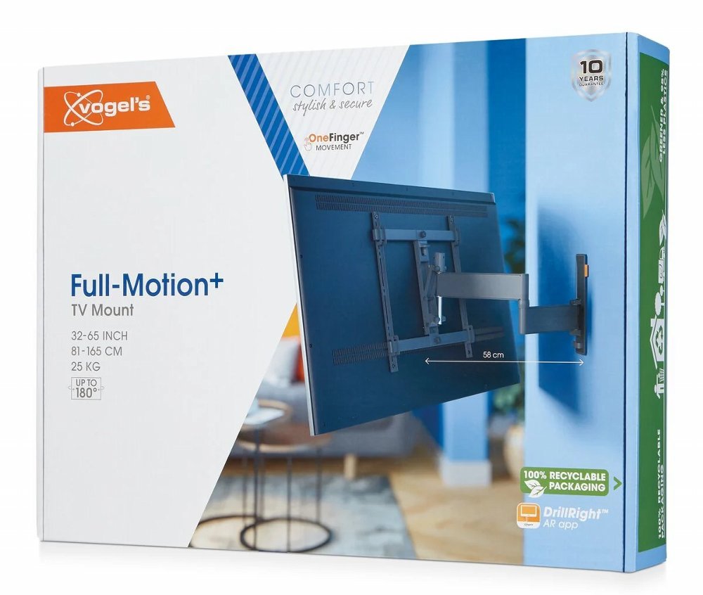 Vogel's Comfort TVM3445 | Draai- en kantelbare TV-beugel | 32-65