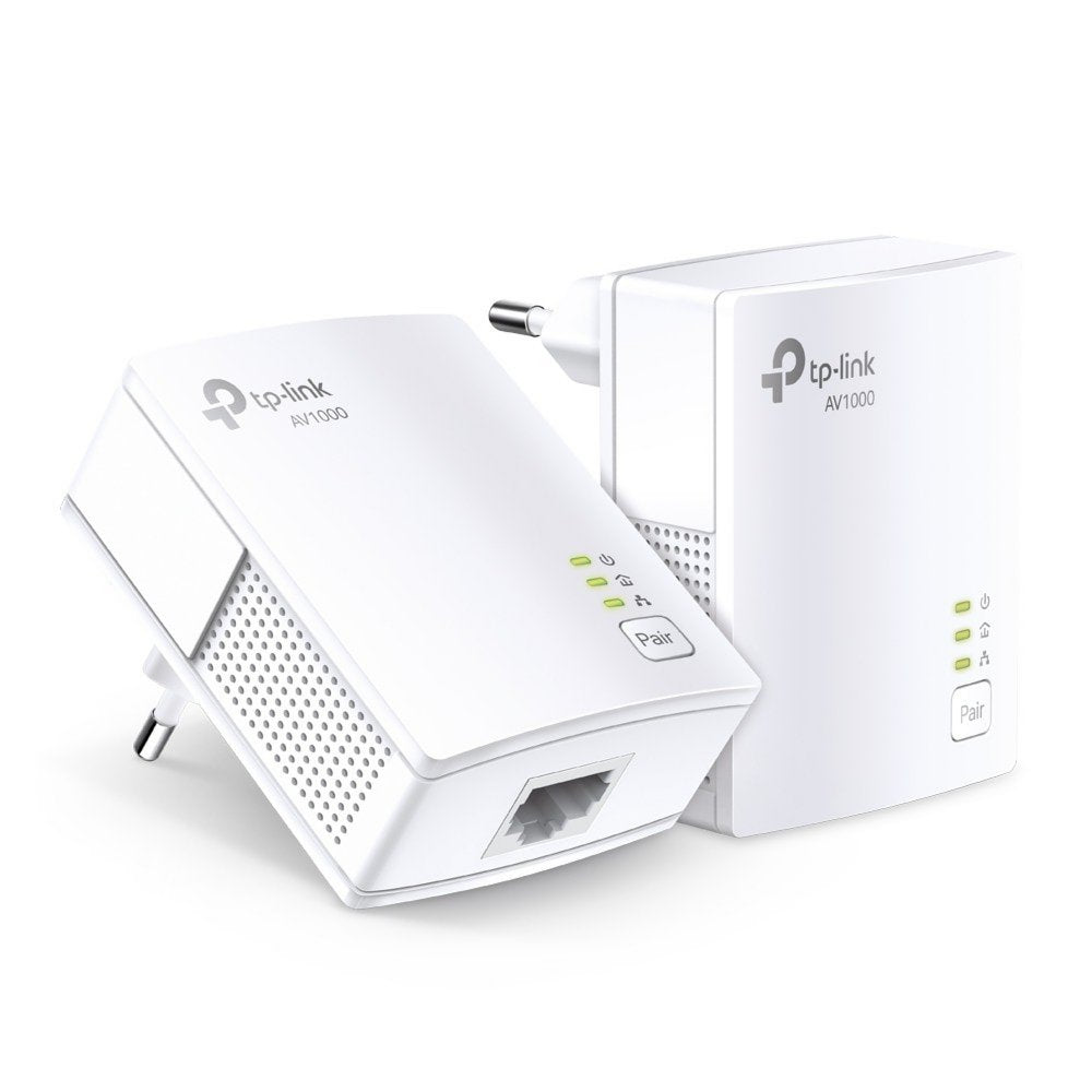 TP-Link AV1000 | Powerline Adapter Set | 1000 Mbps | Gigabit Ethernet | Starter Kit - Matmuis