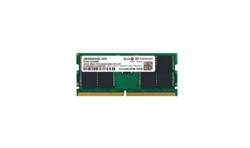 Transcend JetMemory JM4800ASE-32G | 32GB (1x32GB) DDR5 | 4800 MHz | SODIMM - Matmuis - Matmuis